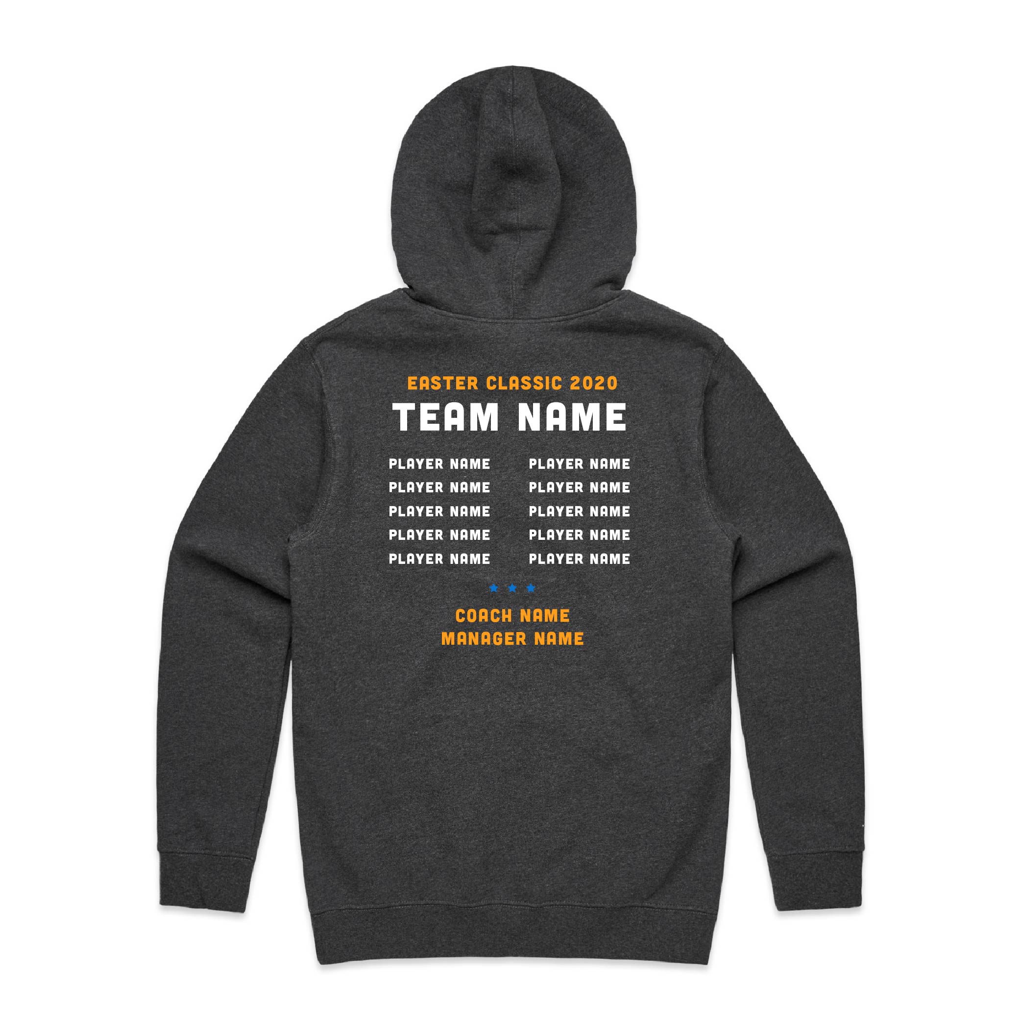 team hoodies personalised